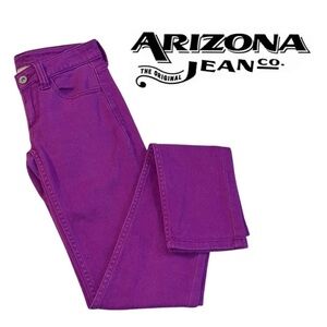 ARIZONA JEAN CO. Super Skinny Purple Jeans Stretch Slender Women's Junior's 0